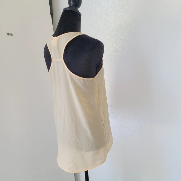 Japna Women's Soft Beige Racerback Sleeveless Tank Top Blouse Shirt Size Small - Picture 7 of 7